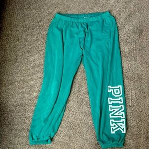 pink brand sweatpants